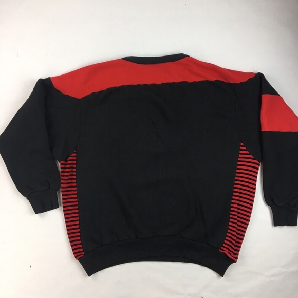 Vintage 80s FM 93Q Houston Radio 1980s Top 40 KKBQ The Bizz Sweatshirt Small - Picture 5 of 8